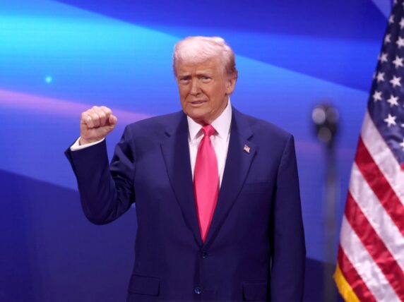 President of the United States Donald Trump speaking at the 2025 Conservative Political Action Conference (CPAC) at the Gaylord National Resort & Convention Center in National Harbor, Maryland. Credit: Gage Skidmore